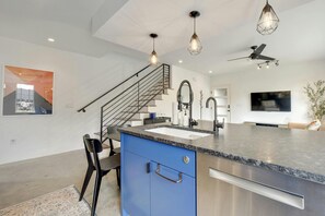 Interior - Chic Travis Heights Home + Pool - Chelsea Oak II (Austin)