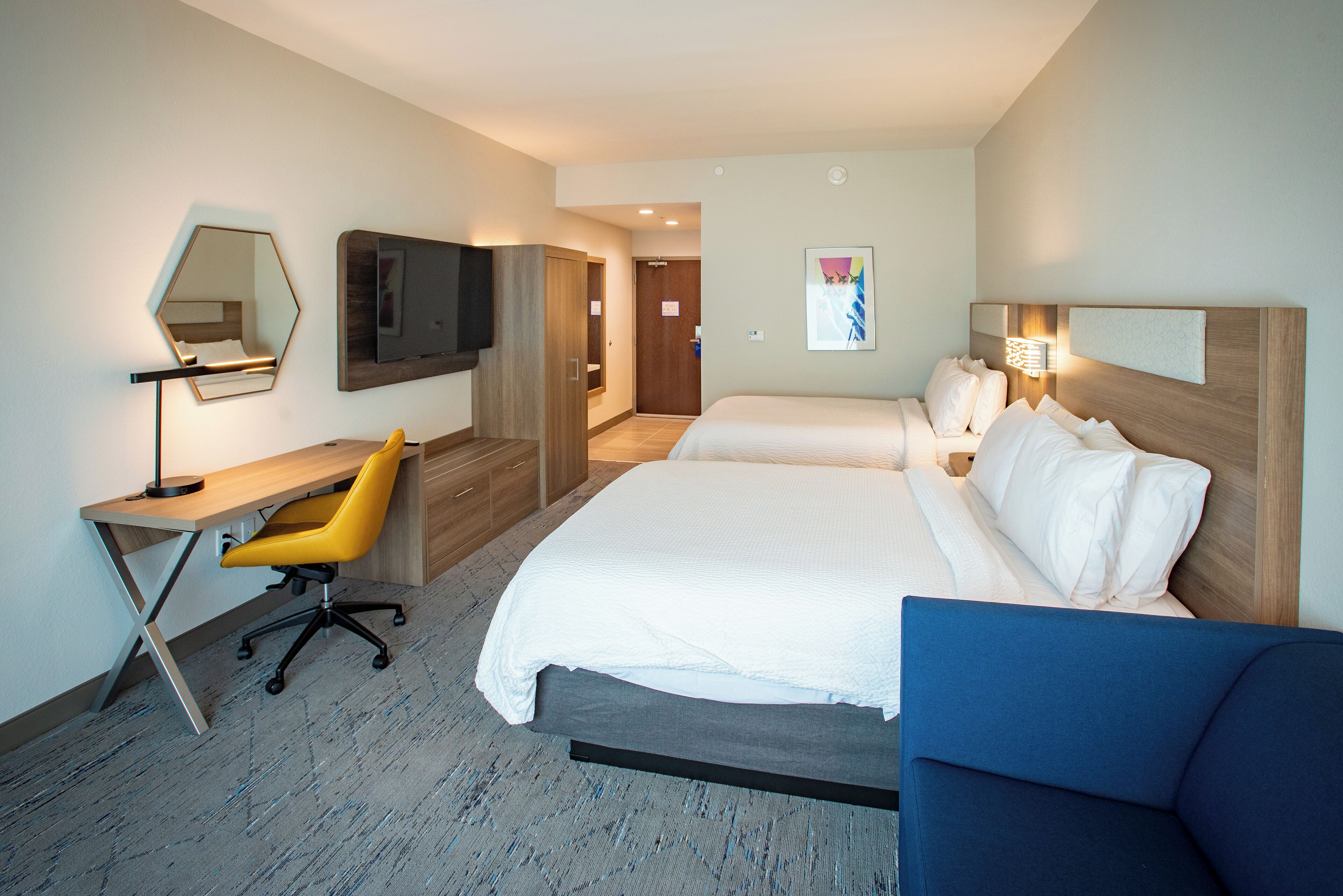 Suíte, 2 camas Queen | Roupas de cama premium, cofres nos quartos, escrivaninha