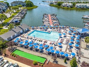 Indoor pool - Ocean Pines 3BR 2BA Canal Front Home with Sunroom (Ocean Pines)