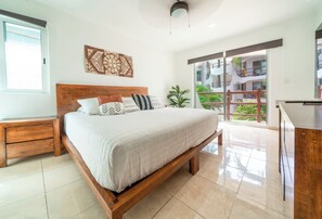 Standard Apartment, Balcony, Garden View | 3 bedrooms, in-room safe, free WiFi - Melrose Place At Los Lirios Playacar II (Playa del Carmen)
