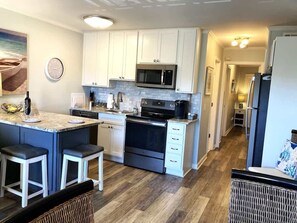 Fridge, microwave, stovetop, dishwasher - Ocean Villa C-242 Beach Beauty (Hilton Head Island)