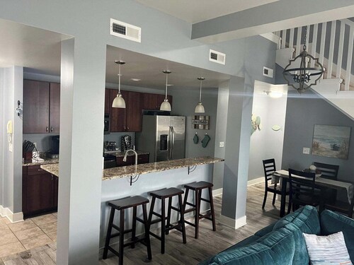 Grand Haven Family Getaway: Stylish Condo, Walk to Beach & Downtown
