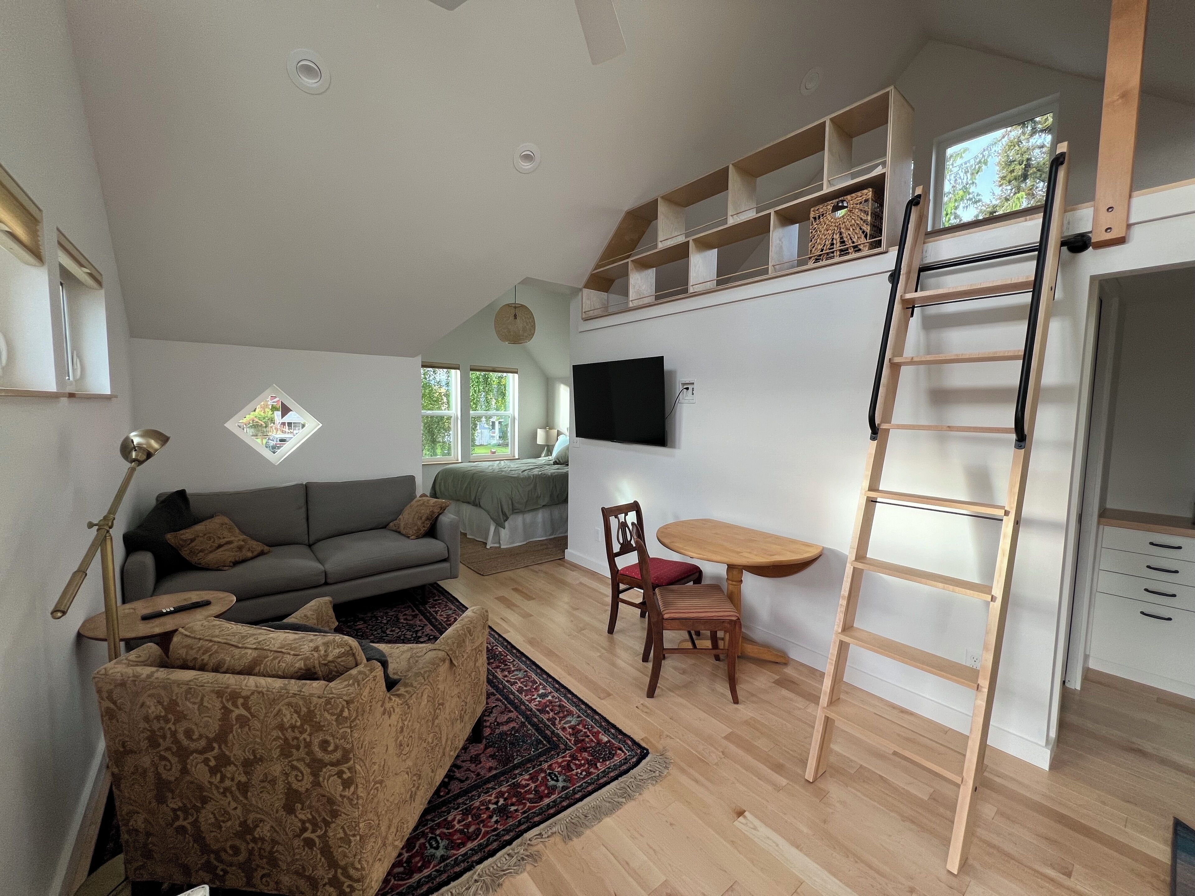 Quiet, spacious, light filled, and close to everything