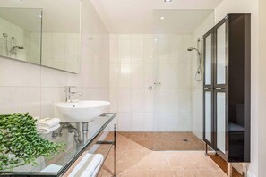 Shower, hair dryer