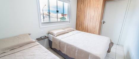 1 室のベッドルーム、アイロン / アイロン台、インターネット、ベッドシーツ