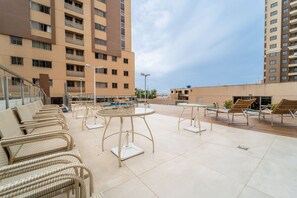 Terrace/patio - Up to 5 Guests, Garage, Elevator, Swimming Pool, Jr Catito (Brasília)