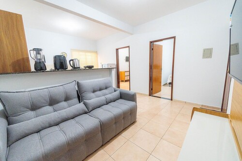 Ap 75m2, 2 Bedrooms/suite, Up to 7 Guests, WI-FI 1G, Jr Catito