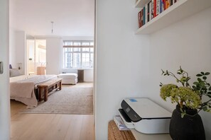 1 室のベッドルーム、アイロン / アイロン台、WiFi