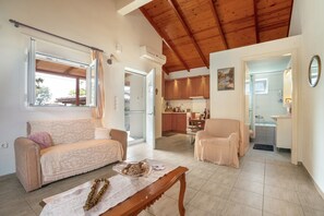 Télévision, cheminée, chaîne hi-fi