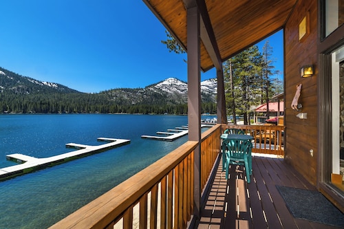 2-bedroom lakefront condo overlooking Donner Lake and beach.