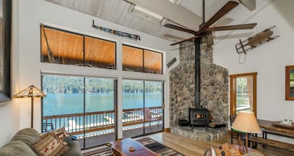 2-bedroom lakefront condo overlooking Donner Lake and beach.
