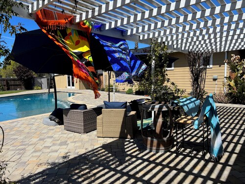 Beautifully remodeled 4 bedroom home with a huge back yard and pool