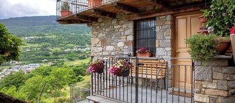 Apartamento 'La Casa Di Pasky' con vistas a la montaña, jardín compartido y Wi-Fi