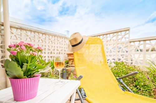 Villa 'Maison 38m2 Proche De La Mer' mit privater Terrasse und Klimaanlage