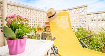 Villa 'Maison 38m2 Proche De La Mer' mit privater Terrasse und Klimaanlage