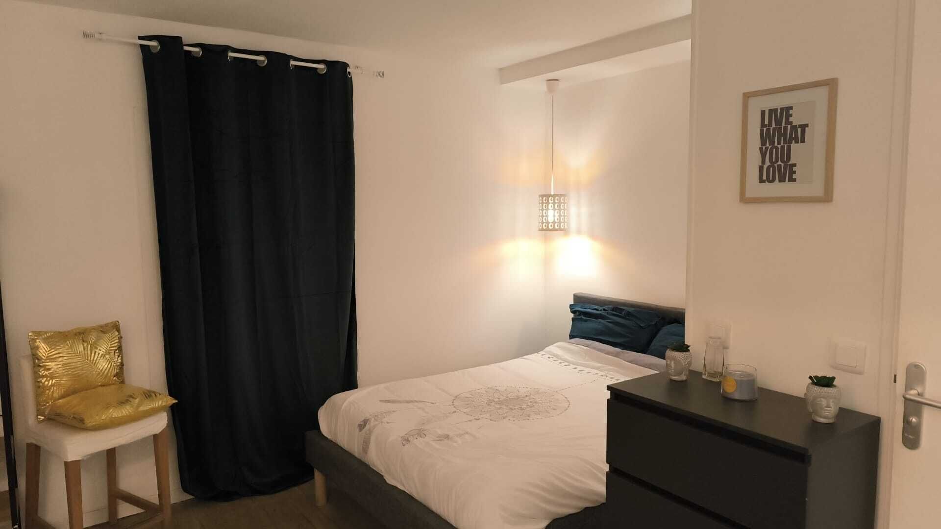 1 chambre, draps fournis