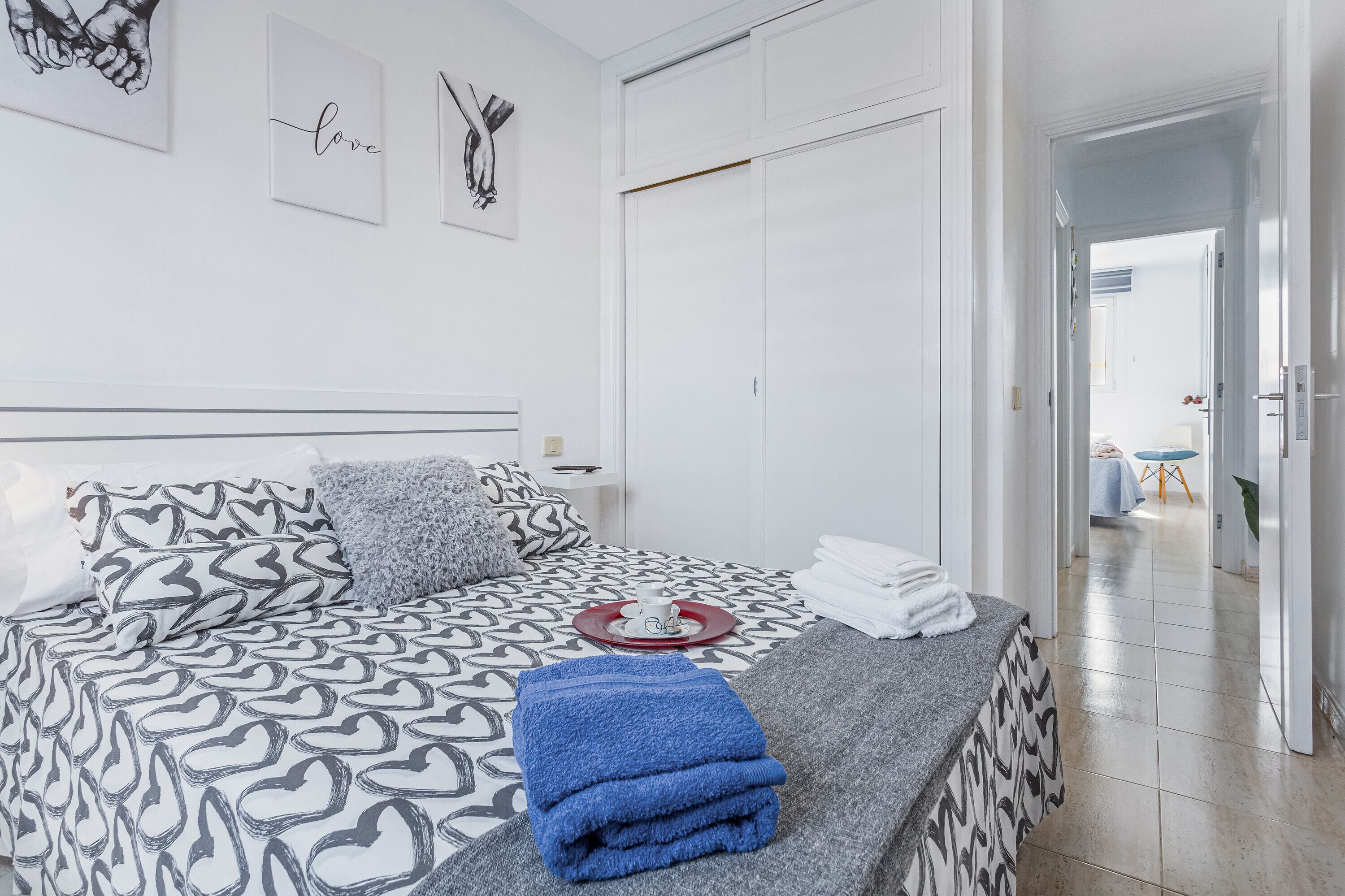 2 habitaciones, wifi gratis y ropa de cama 