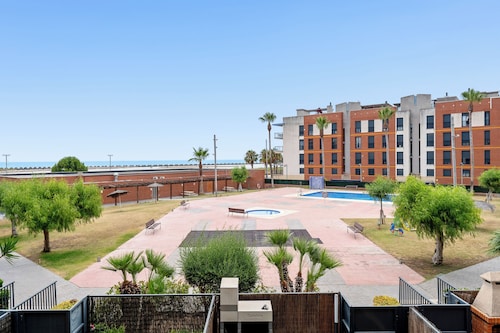 Apartment 'Ática  Blue Sea' with Sea View, Wi-Fi and Air Conditioning