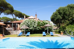 Pool - Rural House 'Maximón Gran Suite Relax' with Sea Views, Wi-Fi and Air Conditioning (Los Caños de Meca)