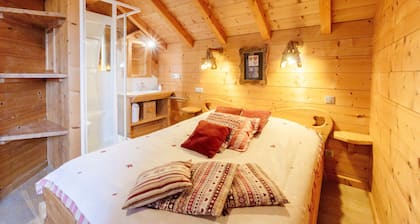 Chalet 'Le Jardin D'hiver' con vistas a la montaña, terraza privada y Wi-Fi