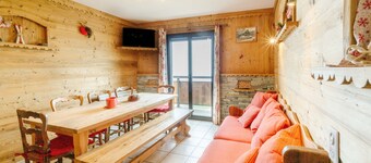 Apartamento 'Sabot De Vénus' con vistas a la montaña, jardín compartido y Wi-Fi