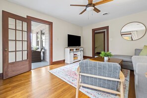 Living area - Historical Charm, Comfy & Very Clean 1BR
less than10 min drive to Hospitals (Pineville)