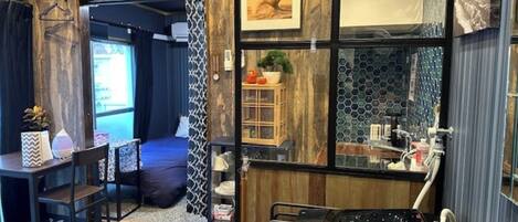 1 dormitori, escriptori, wifi gratuïta i roba de llit