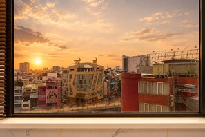 Suite, City View | Blackout curtains, soundproofing, free WiFi, bed sheets - Red Sun Airport Saigon Hotel (Ho Chi Minh City)