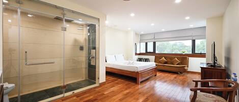 Studio Familial | 1 chambre, rideaux occultants, chambres insonorisées, Wi-Fi gratuit