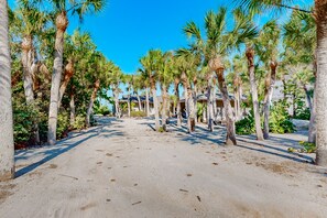 Property grounds - Serene Beach Front Home with Outdoor dining, Private Beach & Dog-Friendly (Nokomis)