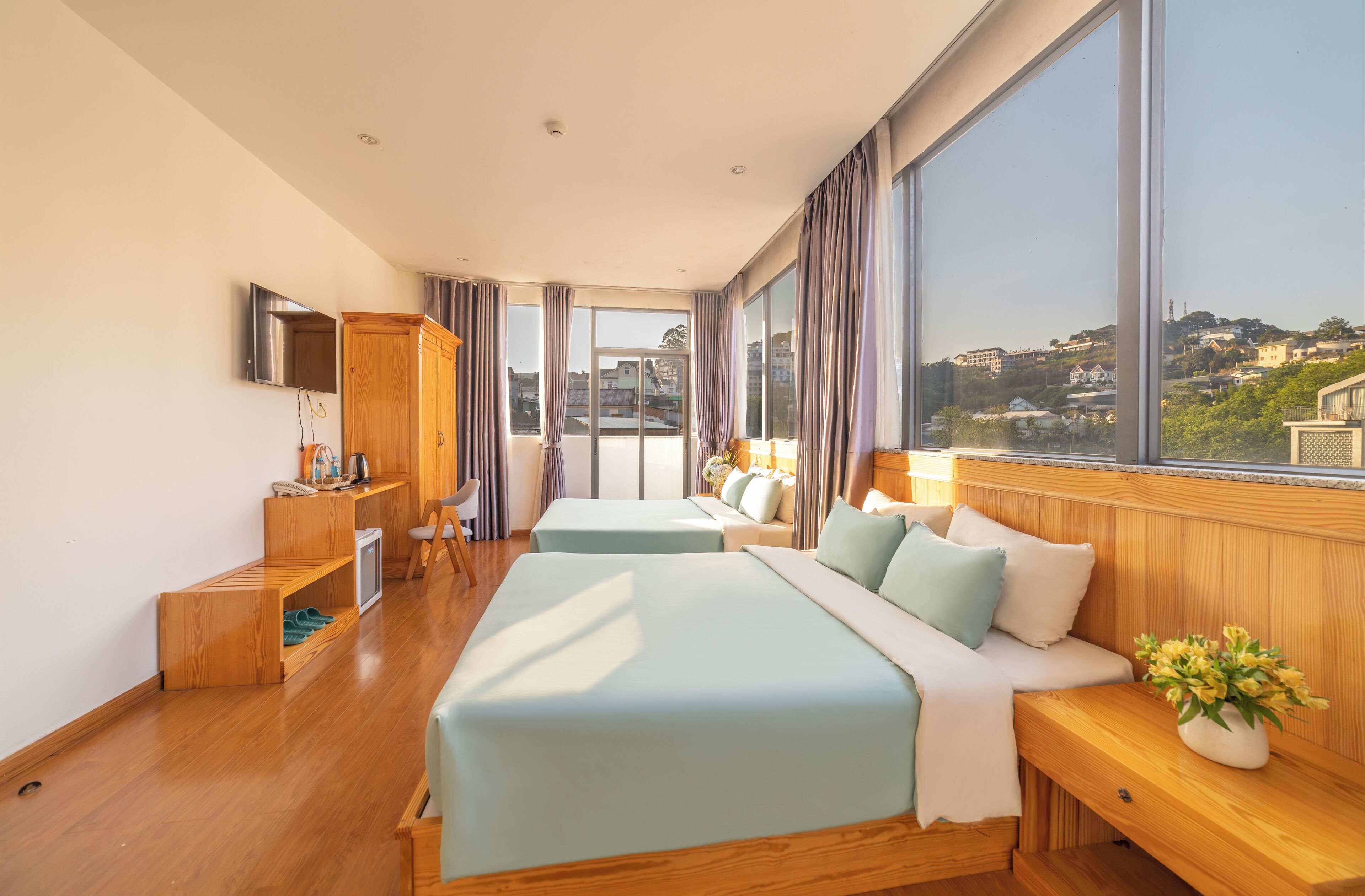 Quarto duplo luxo, vista para a cidade | Vista do quarto