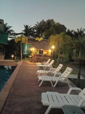 Poolside bar