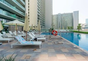 Pool - Pristine 1 BR at Reva Residences (Dubai)