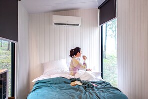 1 habitación y ropa de cama