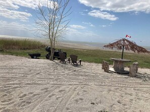 On the beach