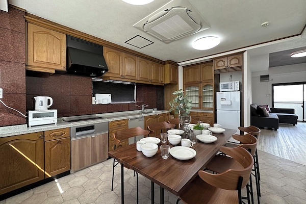 Large Dining and Kitchen Space