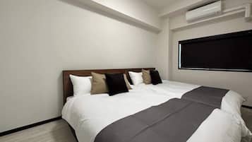 2 chambres, fer et planche à repasser, draps fournis