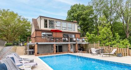 Multi-unit Waterfront Home with Private Pool and Pier Mins to Downtown Annapolis