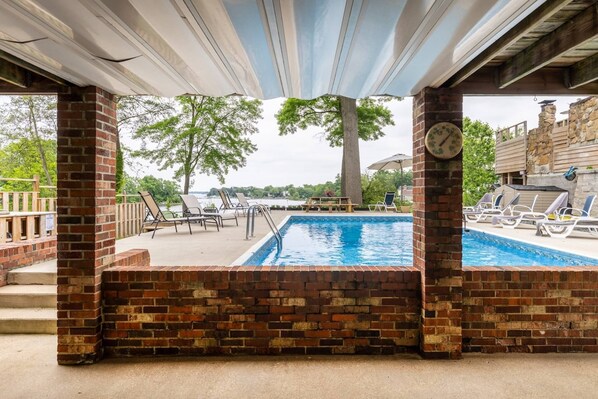 Unclassified image, 1 of 49, button - Multi-unit Waterfront Home with Private Pool and Pier Mins to Downtown Annapolis (Arnold)