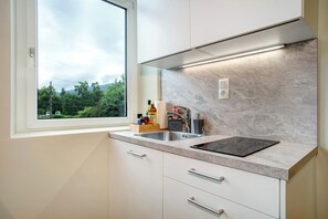 ثلاجة، فرن، موقد طهي مسطح، غسالة أطباق