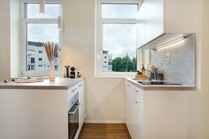 Kühlschrank, Ofen, Herdplatte, Geschirrspüler