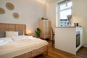 1 Schlafzimmer, kostenloses WLAN, Bettwäsche