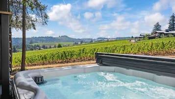 Idromassaggio all'aperto