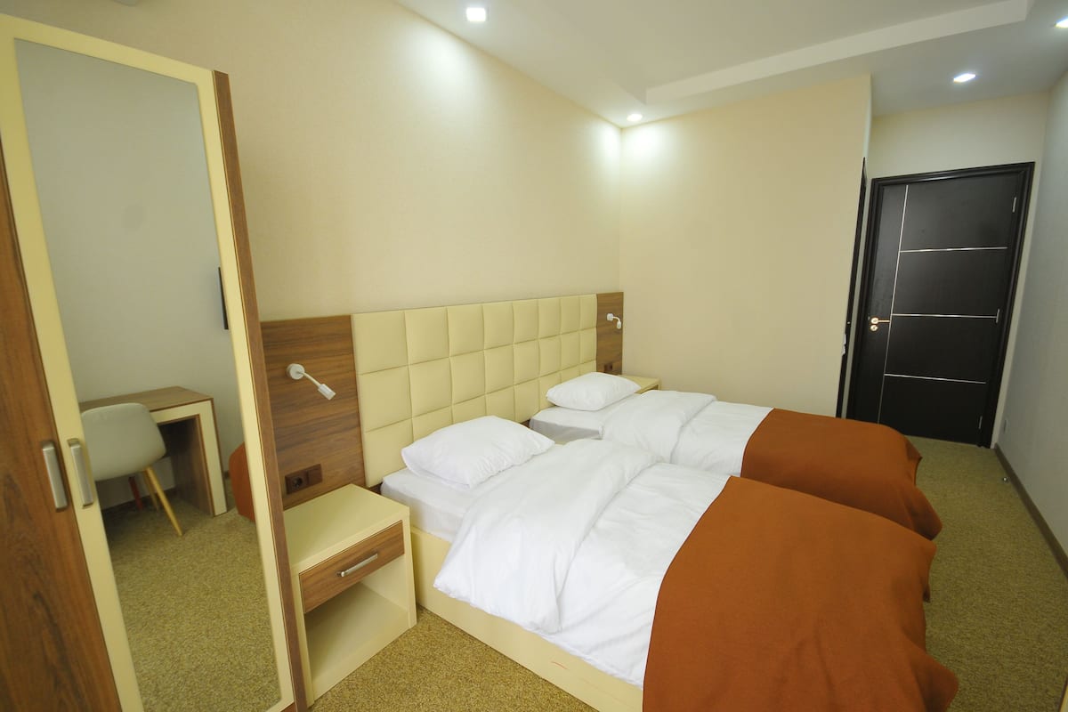 Classic Twin Room, Multiple Beds | In-room safe, desk, laptop workspace, blackout drapes