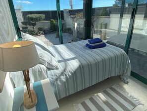 5 bedrooms, in-room safe, iron/ironing board, travel cot