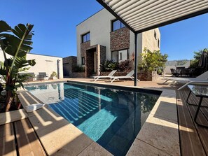 Una piscina climatizada