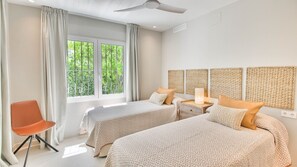 3 habitaciones, wifi gratis y ropa de cama