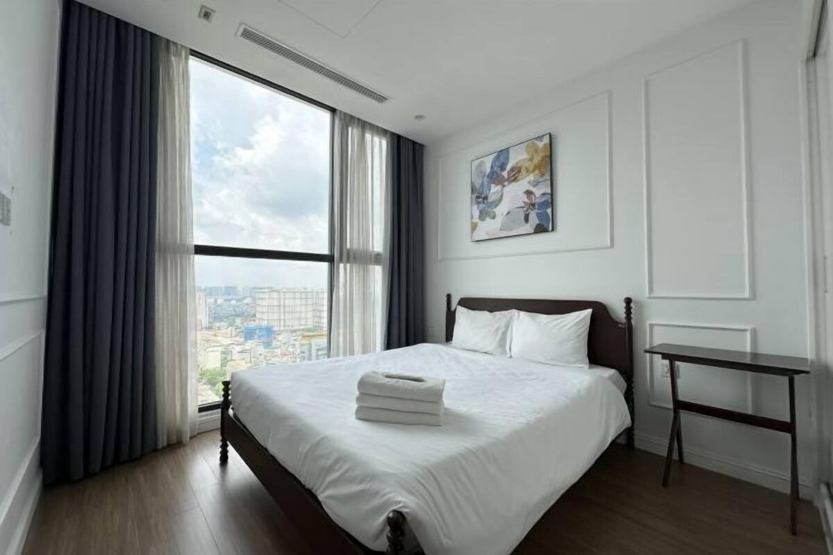 3 dormitorios y ropa de cama de alta calidad