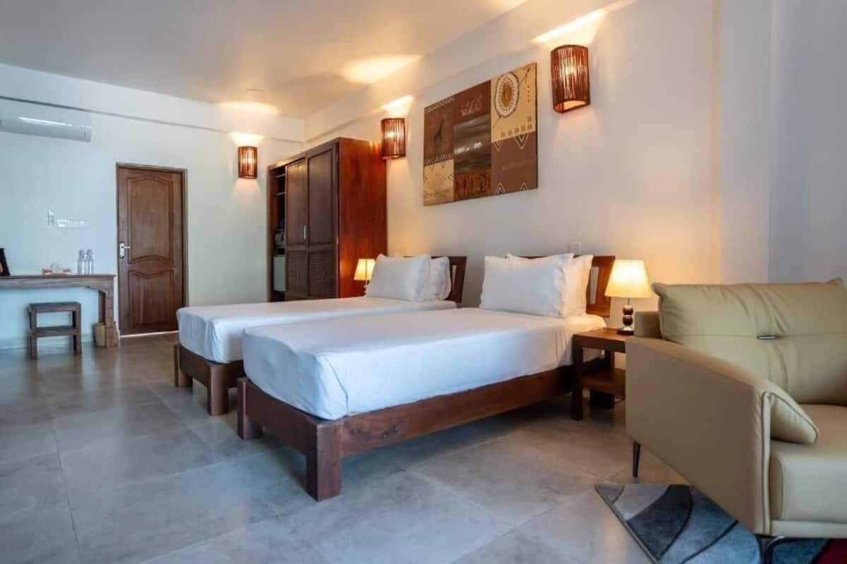 2 bedrooms, minibar, in-room safe, individually decorated