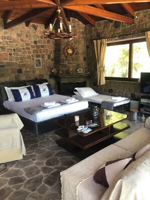 1 habitación, tabla de planchar con plancha, wifi gratis y ropa de cama 